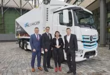 eActros este primul camion echipat cu suprastructura frigorifică W.KO COOL cu zero emisii