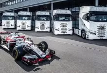 IVECO S-Way pentru echipa de Formula 1 Alfa Romeo Racing 13 IVECO S-Way pentru echipa de Formula 1 Alfa Romeo Racing